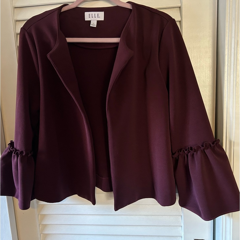ELLE Open Front Women’s Blazer with bell sleeves